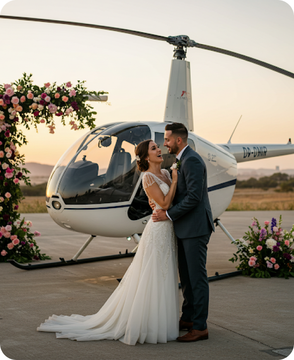 Helicopter Wedding Service